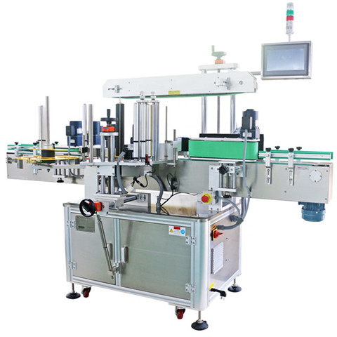 Машина за двострано етикетирање Произвођач врхунске висококвалитетне велепродајне етикете причвршћене лепљиве машине двостране полуаутоматске 