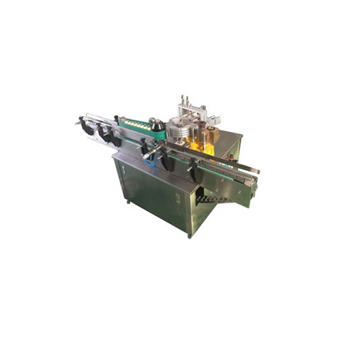 Лепљива налепница штампана на радној површини Машина за налепнице малих налепница, полуаутоматска машина за етикетирање 