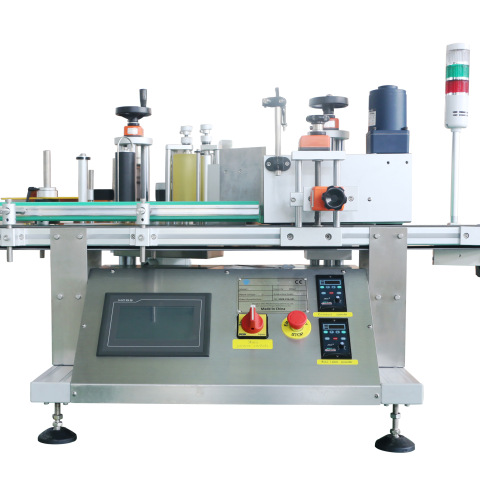 Јс-А2-500 Аутоматска машина за етикетирање цеви за наношење етикета високих перформанси која се користи за све врсте округлих боца 