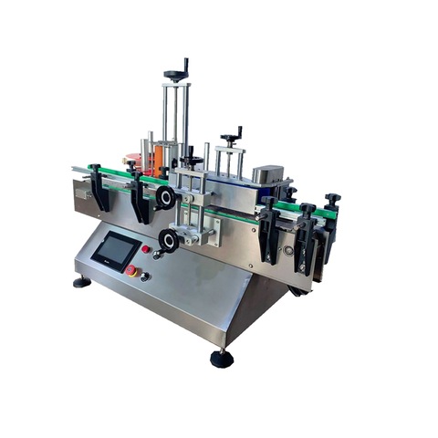 Јс-А2-500 Велепродајна машина за етикетирање двостраних равних плоча за флашу од папирне цеви од папира 