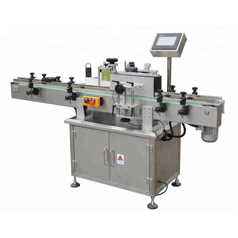 Поуздан индустријски произвођач аутоматских машина за етикетирање налепница у производној линији 