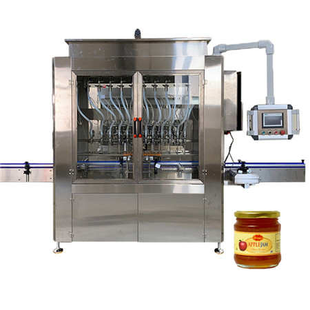 Машина за пакирање течности у крем сосу Џем Филл Цаппинг Производна линија Линеарни тип Аутоматска машина за пуњење са 4 млазнице 