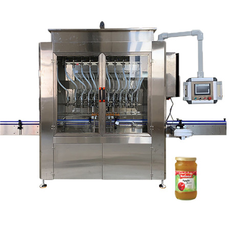 Аутоматска машина за пуњење течности Клипна пунила машина за пуњење боца кечапа високе вискозности 