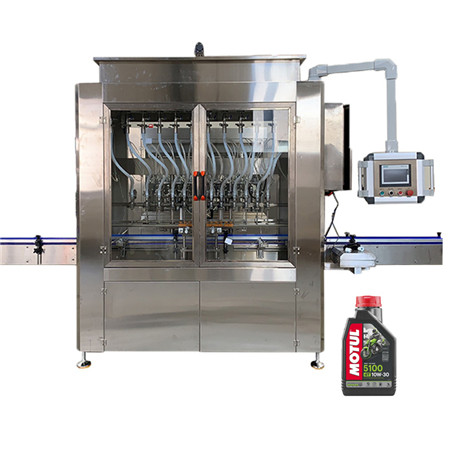 Машина за пуњење моторног уља за производну линију за паковање флаша за уље са бензином против замрзивача у течности кочионог уља 