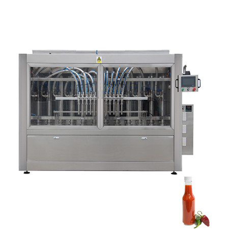 Аутоматска ПЛЦ контролисана серво клипна линија Линертипе машина за пуњење течности у боце машина за пуњење пунила за линију за паковање 