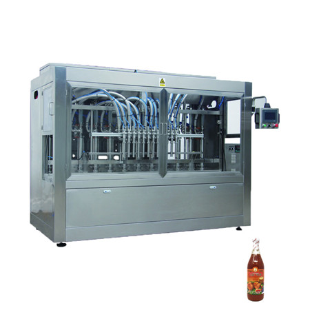 Аутоматска линеарна клипна притисна течна пластична боца Машина за пуњење уља за пуњење уља за подмазивање Машина за машину за паковање 